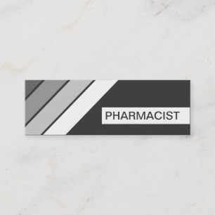 retro PHARMACIST Mini Visitekaartje