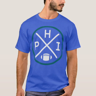 Retro Philadelphia Football Embleem PHI T-shirt