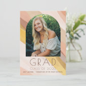 Retro Photo Class of 2023 High School Afstuderen (Staand voorkant)