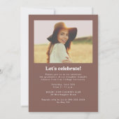 Retro Photo Graduation Party Invitation (Dos)