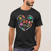 Retro Physical Therapy  Physical Therapist T-shirt (Voorkant)