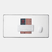 Retro Pi Amerikaanse Vlag Wiskundeleraar T-shirt O Bureaumat (Keyboard & Muis)