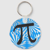 Retro Pi Symbool Sleutelhanger Pi Dag Gift (Voorkant)