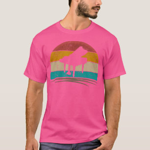 Retro Piano T-shirt Toetsenbordspelers Pianoleraar