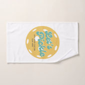 Retro Pickleball Laten we gepersonaliseerd zweet i Handdoek (Handdoek)