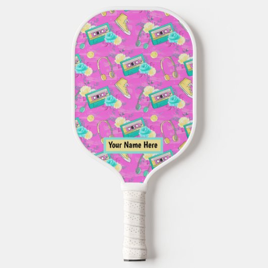 Retro Pickleball Paddle van 80 s (Voorkant)