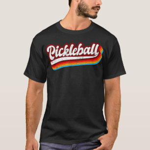 Retro Pickleball Paddleball Pickle Ball Lovers Pic T-shirt