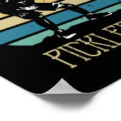 Retro Pickleball Player Poster (Hoek)