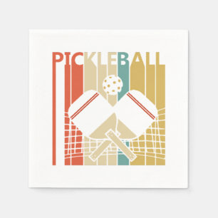  Retro Pickleball Servet