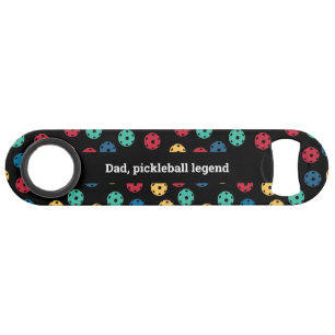 😍 Retro Pickleballen / zwart Speed Flessenopener