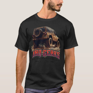 Retro Pickup Truck voor SUV Drivers 4WD Camping T-shirt