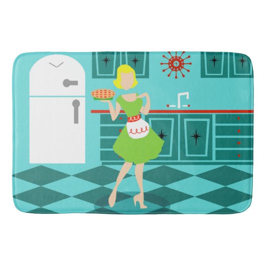 Retro Pie Bath Mat (Voorkant)
