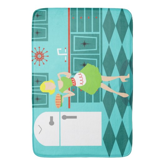 Retro Pie Bath Mat (Voorkant Verticaal)