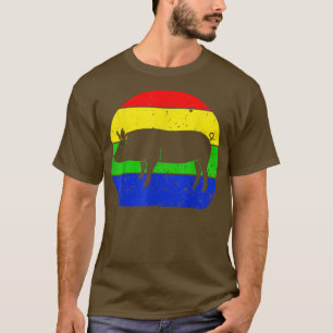 Retro Pig Pig Silhouette Farmer Animal Lov T-shirt