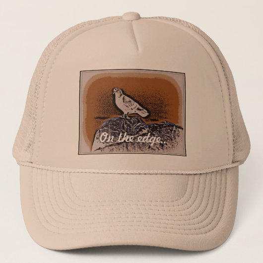 Retro Pigeon Trucker Hat Trucker Pet (Voorkant)