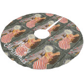  Retro Pin-up Illustratie Thunder_Cove Kerstboom Rok (Gekanteld)