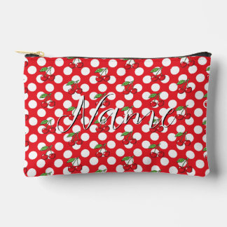 Retro Pin-up Kersenpatroon Cosmetica Zakje Etui