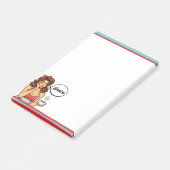Retro Pin-up_ Ochtendmens Post-it® Notes (Schuin)