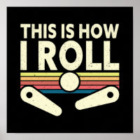 Retro Pinball Art Poster #16