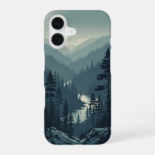 Retro Pine Valley iPhone 16 Hoesje