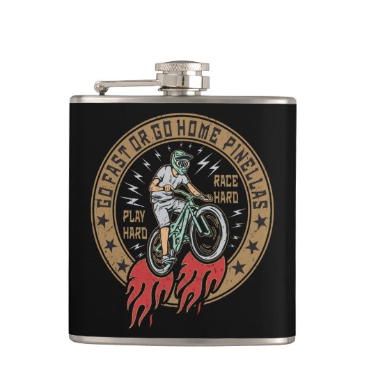 Retro Pinellas fietspad Heupfles (Voorkant)