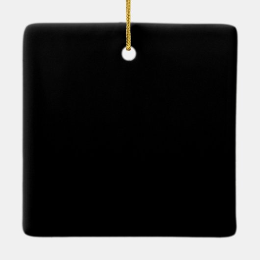 Retro Ping Pong Keramisch Ornament (Achterkant)