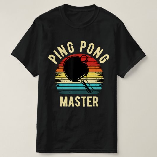 Retro PingPong T-shirt (Design voorkant)