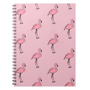 Retro Pink Flamingo Kantoor School Notitieboek Gif