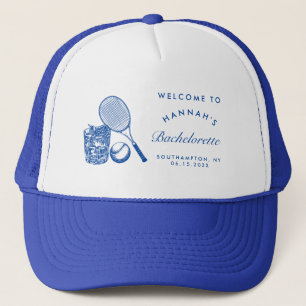 Retro Pink laatste swing voor de Ring Tennis Bach Trucker Pet