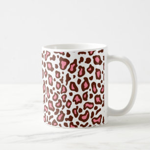 Retro Pink Leopard Anniversaire Coffee Mug Cadeau