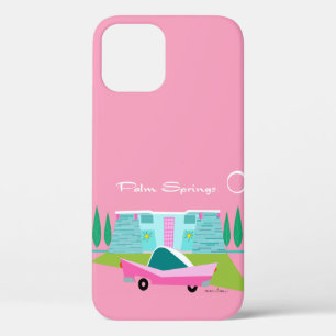 Retro Pink Palm Springs iPhone / coque ipad