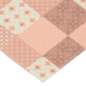 Retro Pink Patchwork Tafelkleed (Gekanteld)