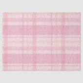Retro Pink Plaid Whimsical Holiday  Tissuepapier (Voorkant)