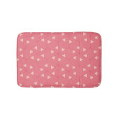 Retro Pink Sakura Japan driehoek Geometric Pattern Badmat (Voorkant)