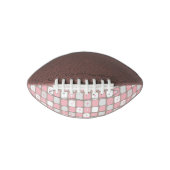 Retro Pink Starbursts Mini Football (Voorkant)