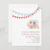 Retro Pink Trailer Rehearsal Invitation (Devant / Derrière)