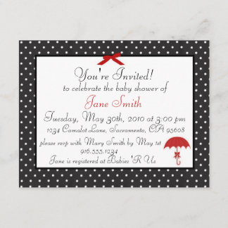 Retro Pinup Baby shower Invitation Kaart