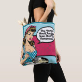 Retro Pinup_ Hey Darlin Draagtas (Dichtbij)