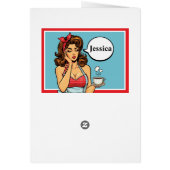 Retro Pinup_ Ochtend Persoon (Achterkant)