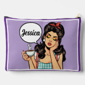 Retro Pinup_ Stijg en Glans Etui (Achterkant)