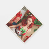 Retro Pinup Vakantie servetten (Hoek)