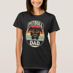  Retro Pit Bull Pap T-shirt