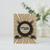 RETRO PITTSBURGH HOCKEY BRIEFKAART (Staand voorkant)