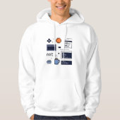 Retro Pixel Art Coding Essentials Software Develop Hoodie (Voorkant)