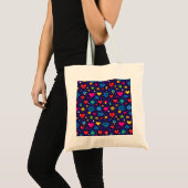 Retro Pixel Art Gaming Canvas Tote Bag (Devant (produit))