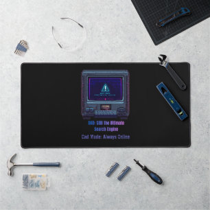 Retro Pixel Art Tech Vader Persoonlijk Cadeau Bureaumat