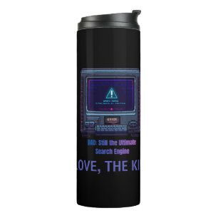 Retro Pixel Art Tech Vader Persoonlijk Cadeau Thermosbeker
