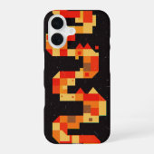 Retro Pixel Pad iPhone 16 Hoesje (Achterkant)