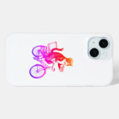 Retro Pizza Bezorgende Kat Case-Mate iPhone Case (Achterkant (horizontaal))