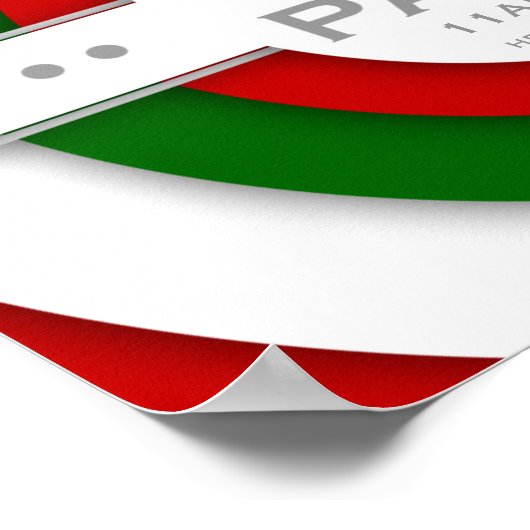 retro PIZZA Poster (Hoek)